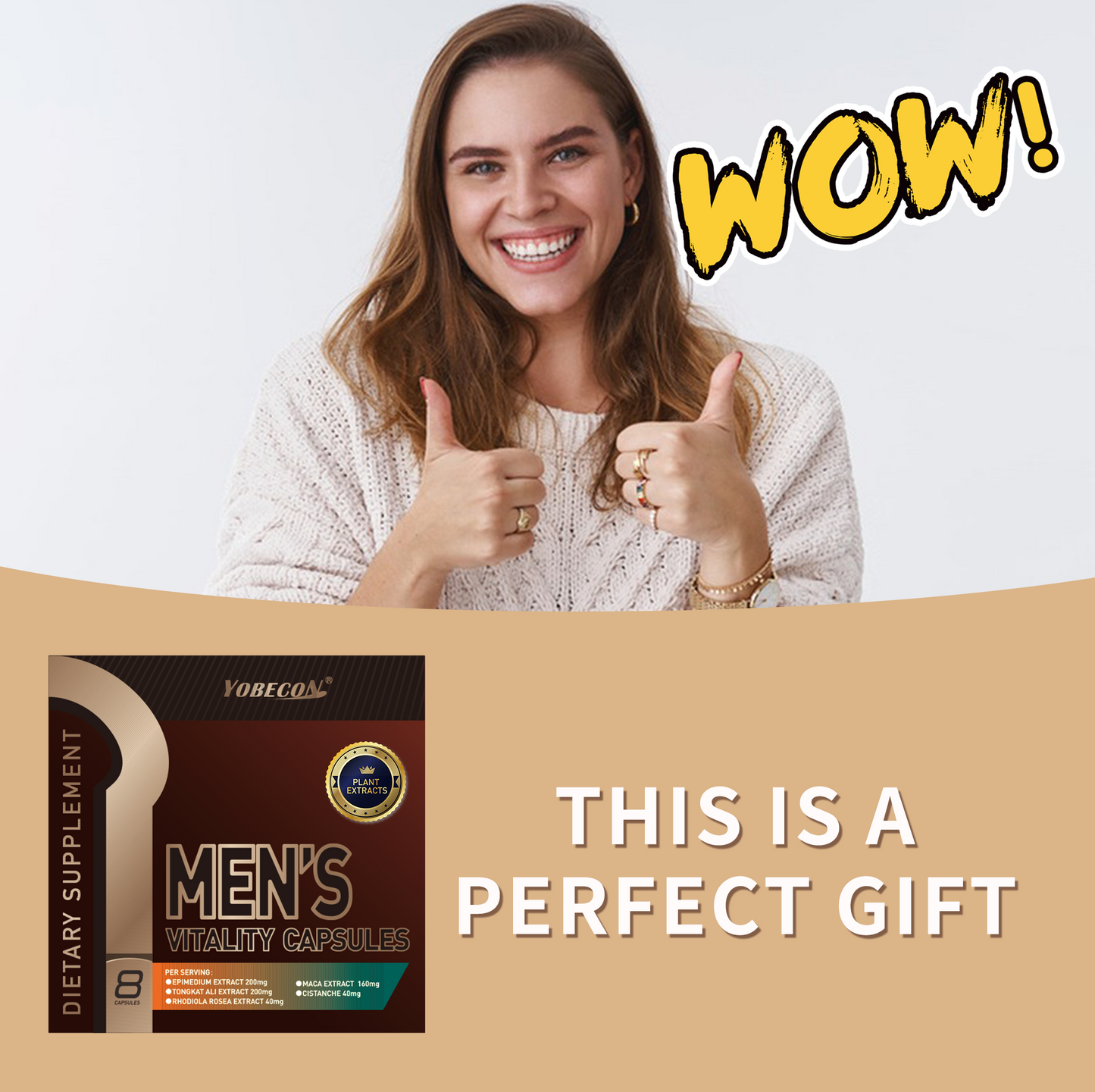 Maca Root Extract The East ls Red Horny Goat Weed Male Herbal Supplement Supports Reproductive Health Natural Energizer