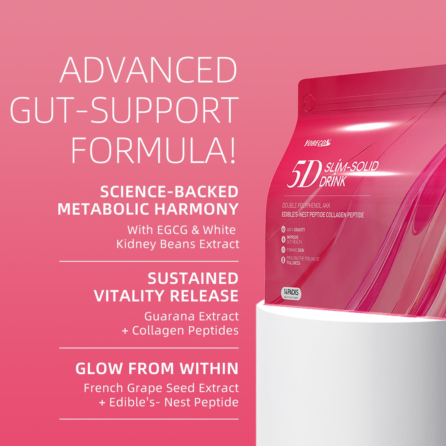 5D model Solid beverage Meal replacement Healthy figure Natural formula Gold Formula