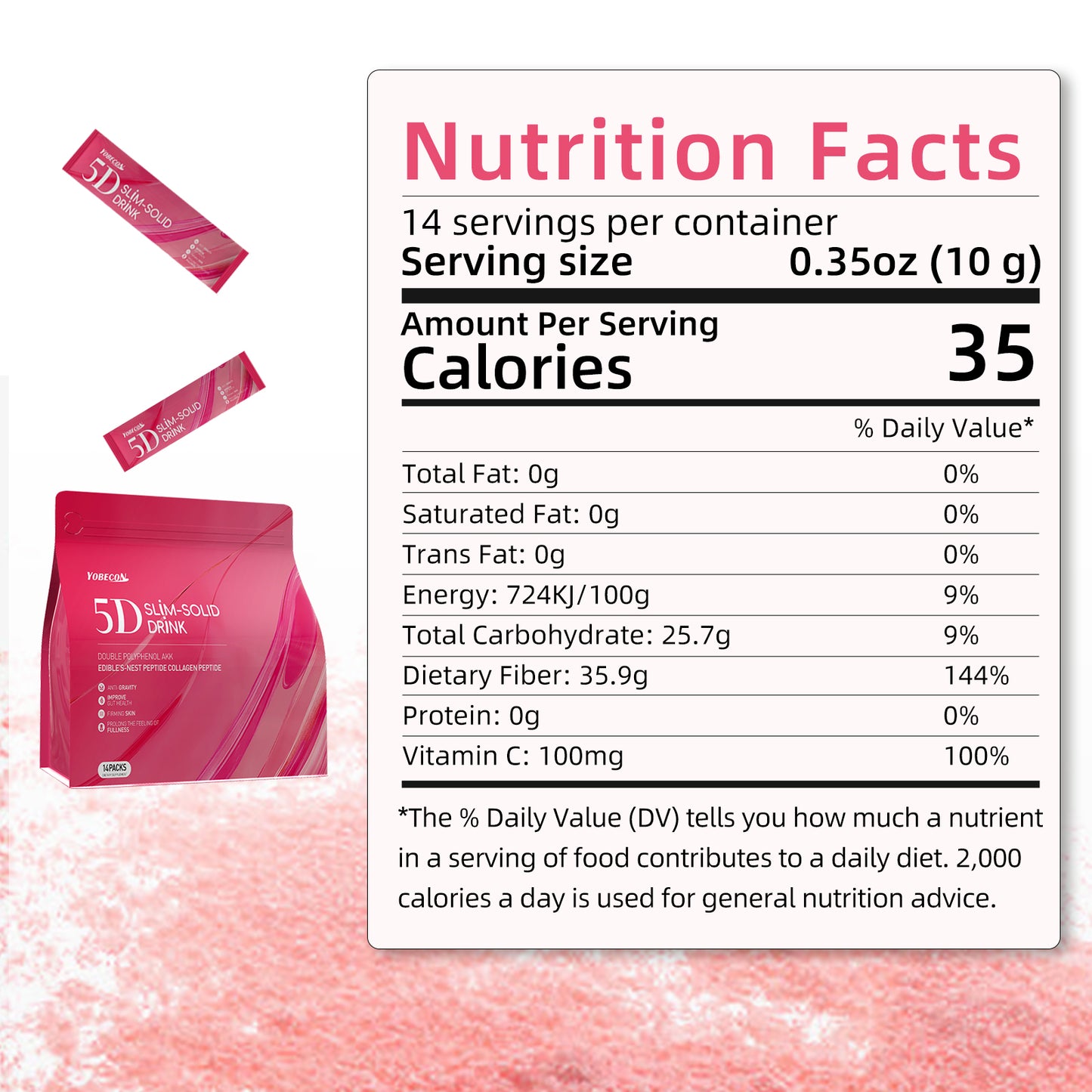 5D model Solid beverage Meal replacement Healthy figure Natural formula Gold Formula